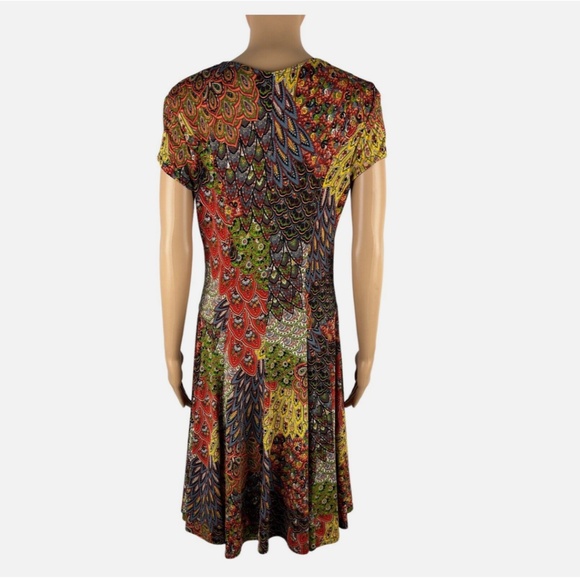 Joseph Ribkoff Paisley Midi Dress, Size 14 - Picture 3 of 13